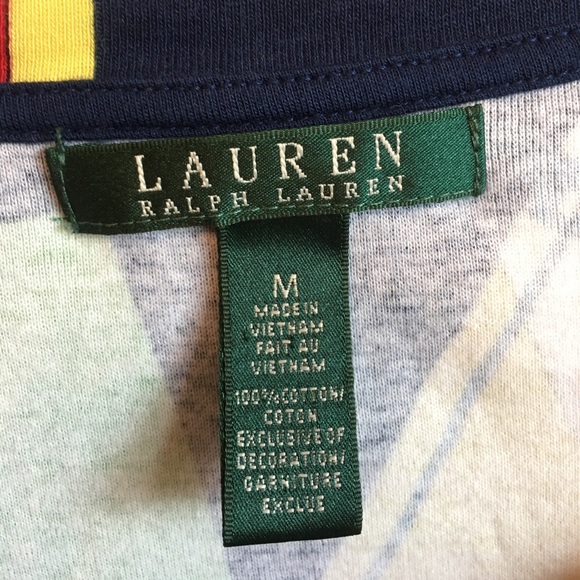 Women’s multicolor polo shirt - Picture 2 of 3